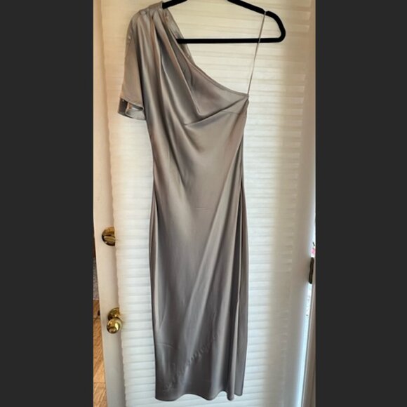 Fleur Du Mal One Shoulder Midi Dress - Picture 2 of 8